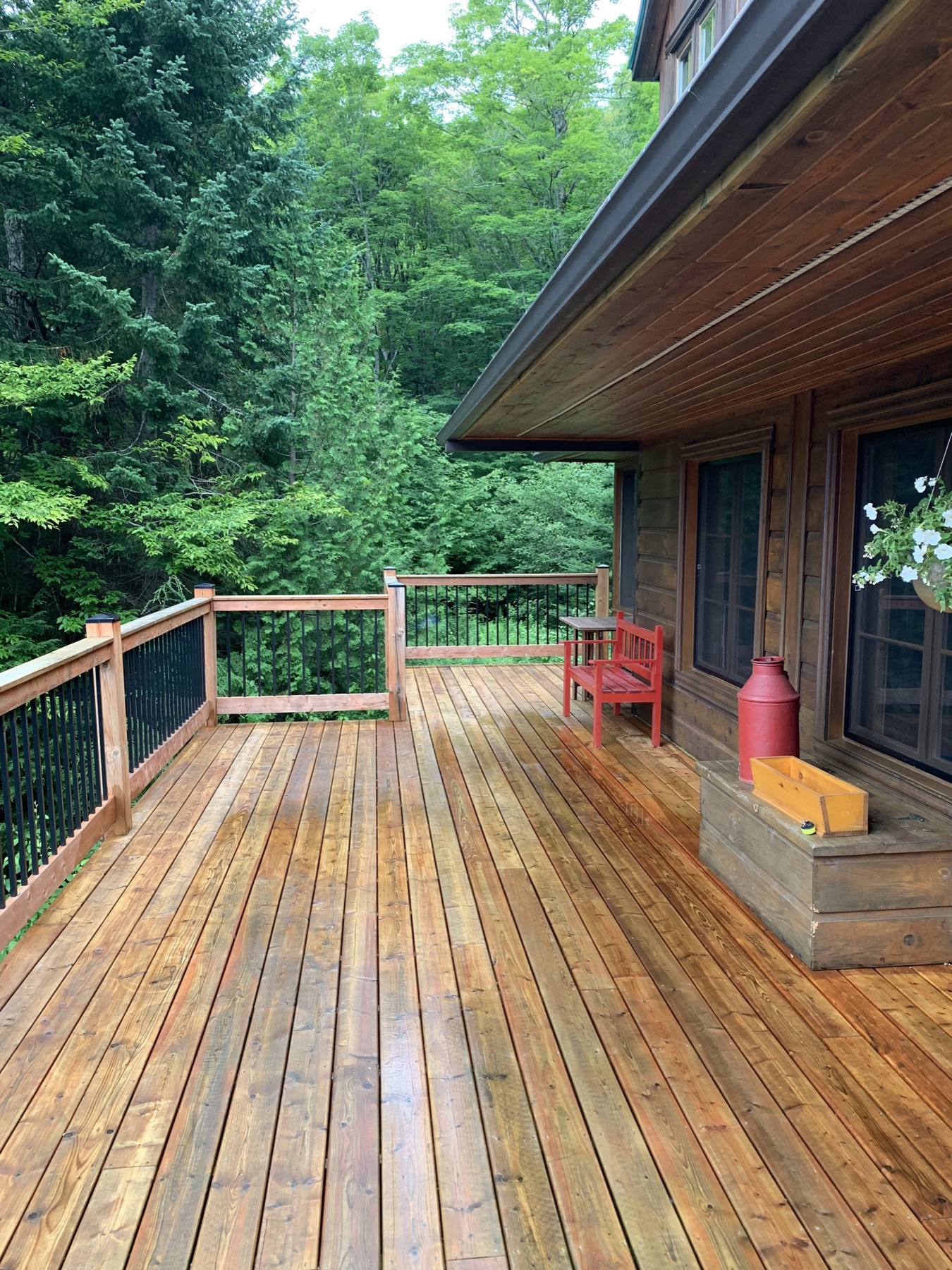 New deck and exterior work on a Montreal home